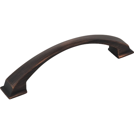 Jeffrey Alexander 128 mm Center-to-Center Brushed Oil Rubbed Bronze Arched Roman Cabinet Pull 944-128DBAC